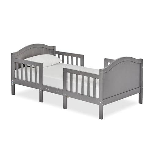 Dream On Me Portland 3-in-1 Convertible Toddler Bed, Steel Grey