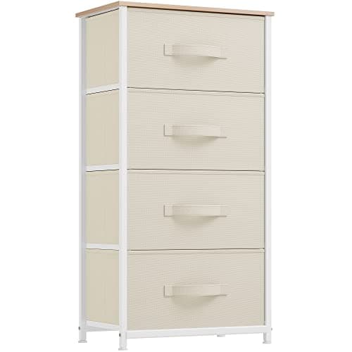 YITAHOME 4-Drawer Fabric Dresser - Organizer for Bedroom, Hallway, Closets