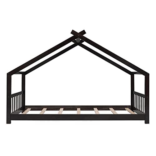 Wood House Bed for Girls Boys
