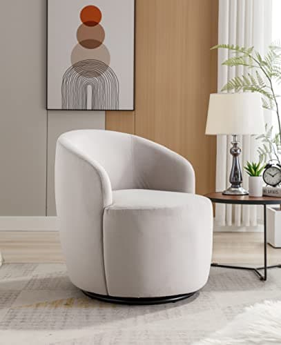 Swivel Accent Barrel Chair for Bedroom Living Room Lounge Hotel