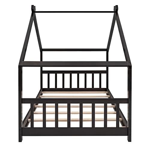 Wood House Bed for Girls Boys