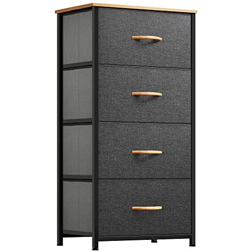 YITAHOME 4-Drawer Fabric Dresser - Organizer for Bedroom, Hallway, Closets