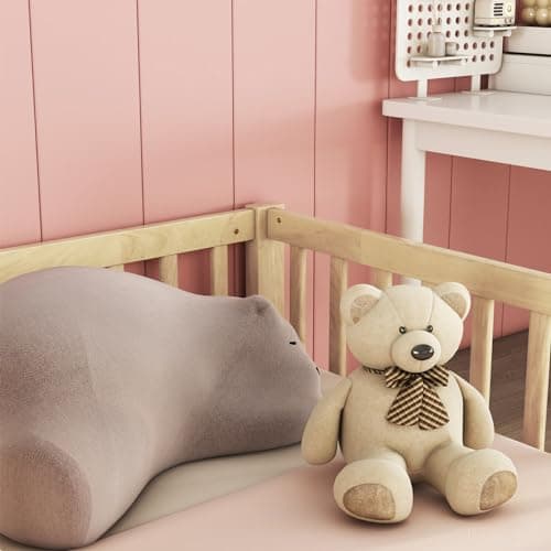 i-POOK Double Twin Bed Frames with Fence for Kids
