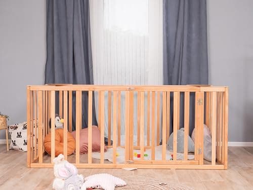 Montessori Toddler Floor Bed with Rails - Kids Bed Frame