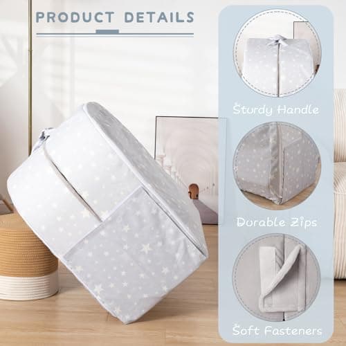 BYBYME Portable Toddler Floor Bed - Waterproof & Folding_travel_crib, Grey