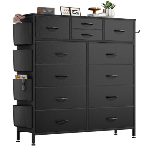 12-Drawer Dresser for Bedroom and Living Room (White)