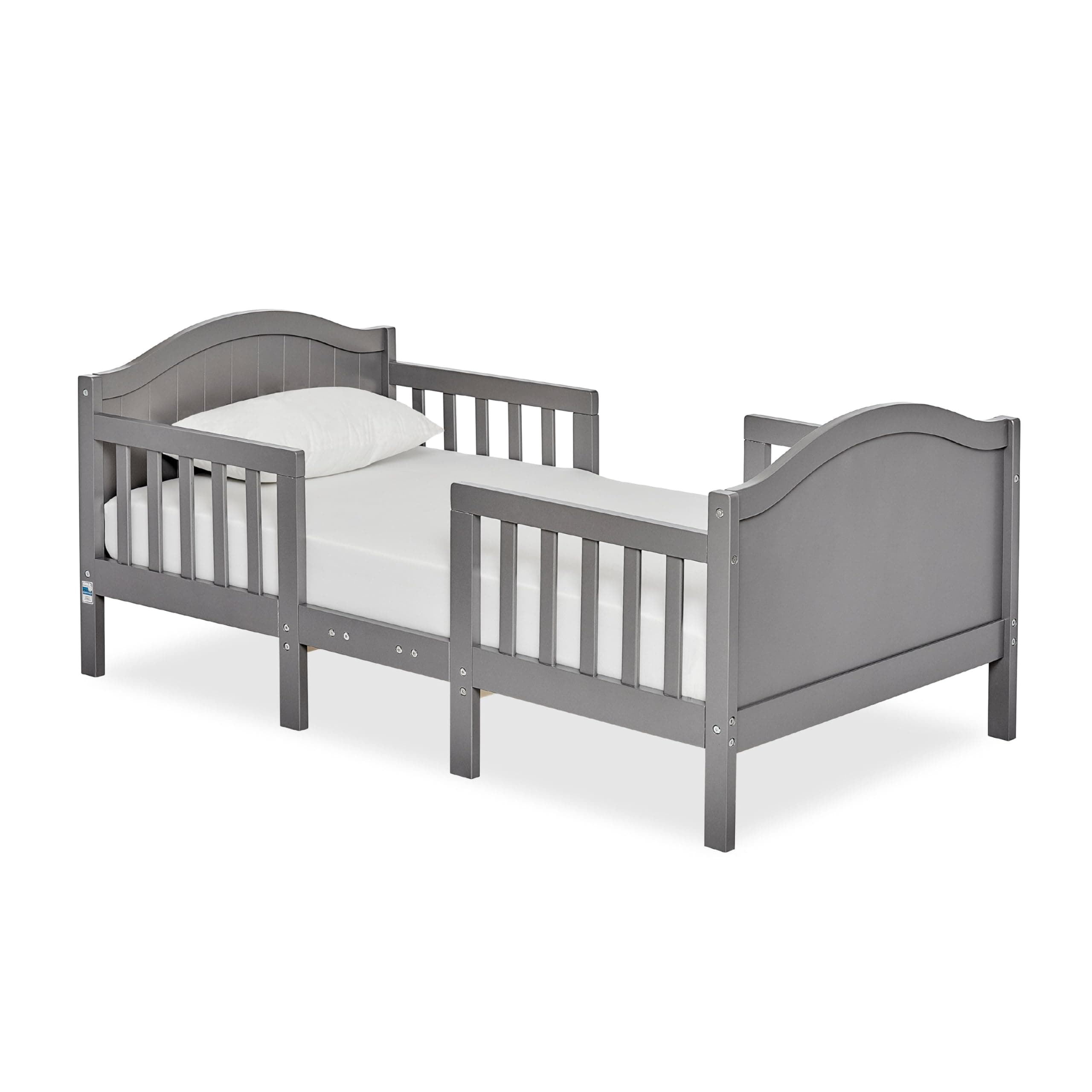 Dream On Me Portland 3-in-1 Convertible Toddler Bed, Steel Grey